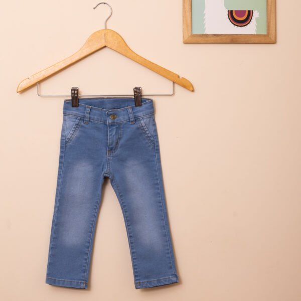 Pantalon Jean Clasico con regulador Bebe - Imagen 4