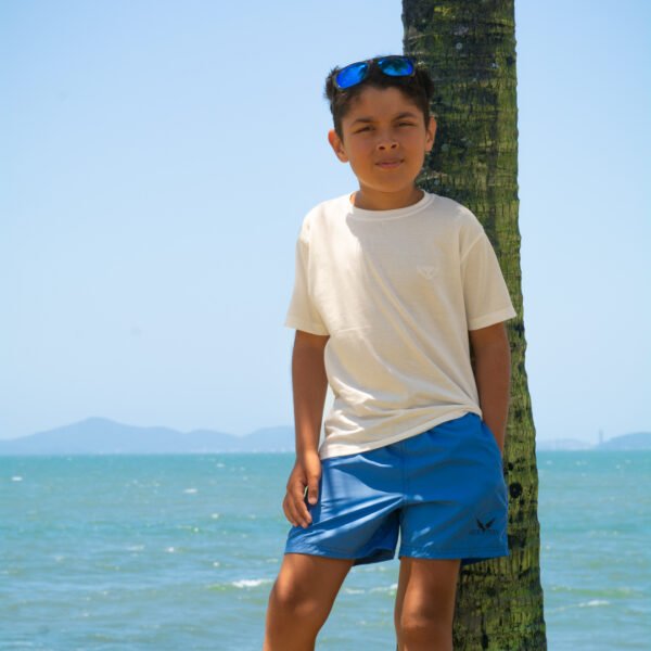 Remera Algodon Basica Con Bordado niño