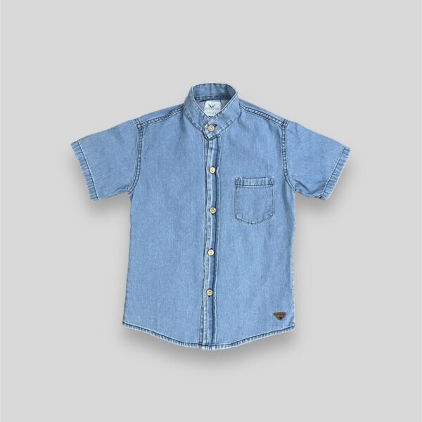 Camisa Jean Helena Manga Corta Niño - Imagen 6