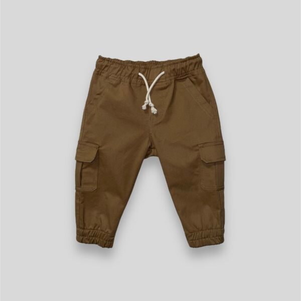 Pantalon Gabardina Cargo Bebe