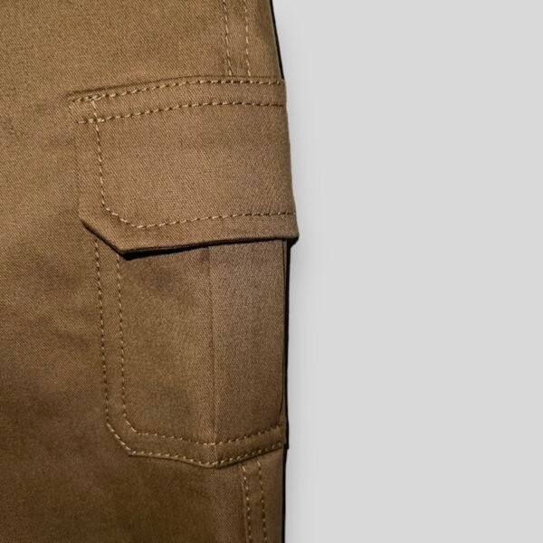 Pantalon Gabardina Cargo Bebe - Imagen 2