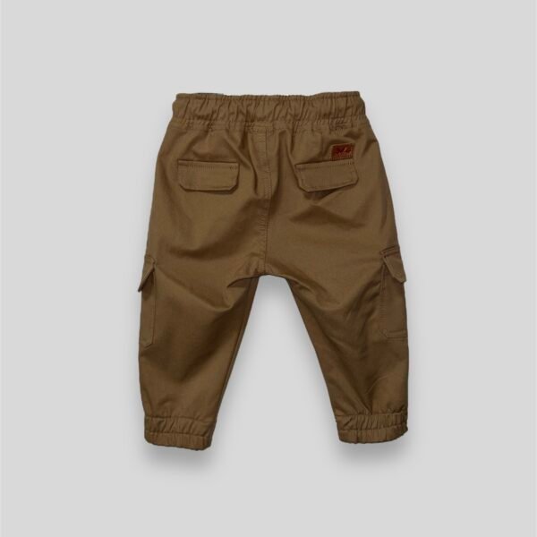 Pantalon Gabardina Cargo Bebe - Imagen 3