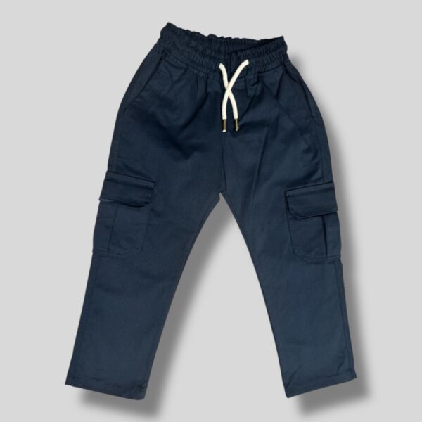 Pantalon Gabardina Cargo sin puño Niño