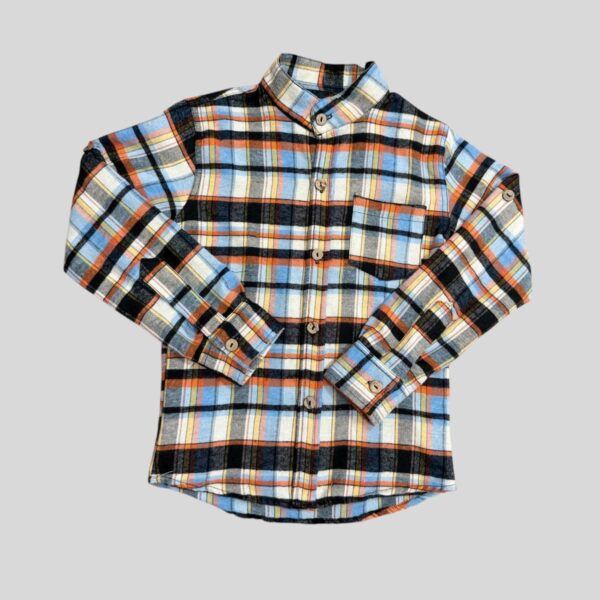 Camisa Pilu Cuadrille Cuello Mao Manga Larga Niño - Imagen 4