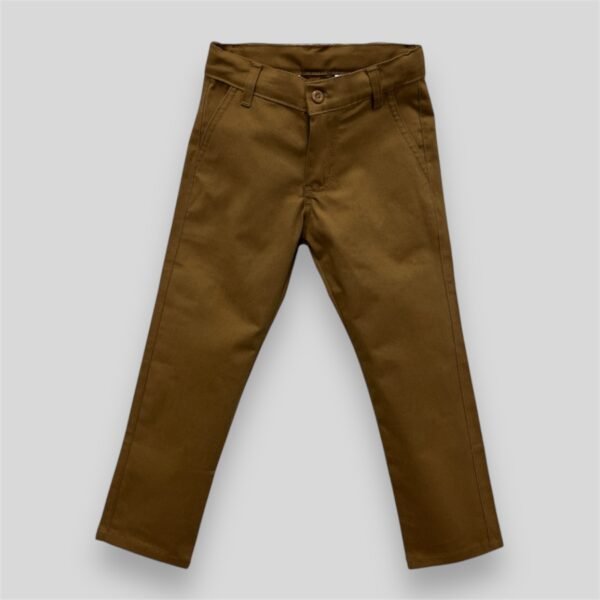 Pantalon Gabardina Chino Elastizado con regulador Niño - Imagen 6