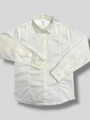 Camisa Poplin Elastizada con Recorte ML Niño