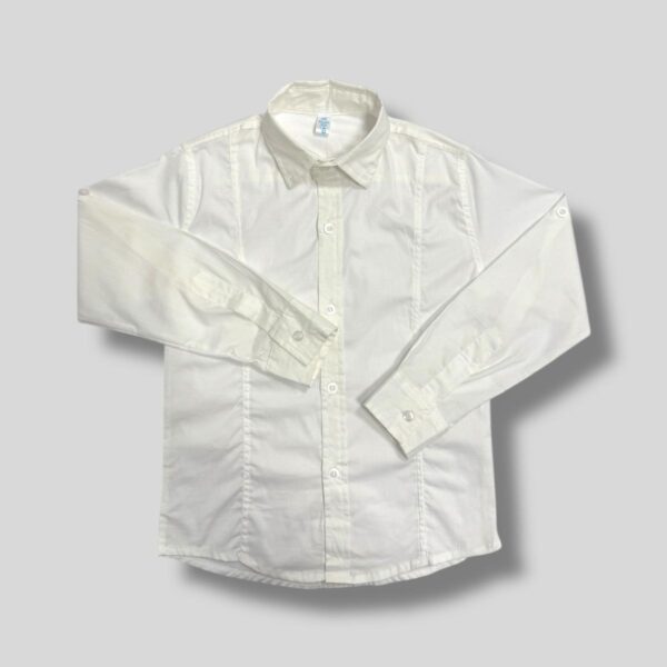 Camisa Poplin Elastizada con Recorte ML Niño