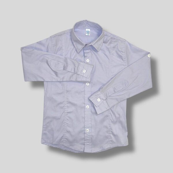 Camisa Poplin Elastizada con Recorte ML Niño - Imagen 2