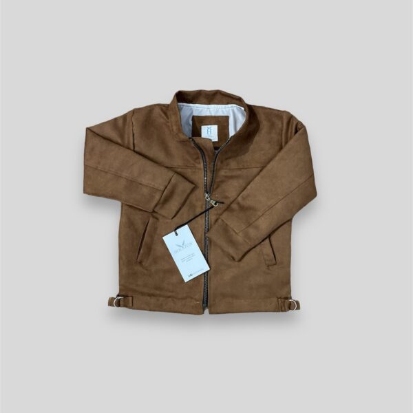 Campera  Gamuza Bomber Niño - Imagen 4