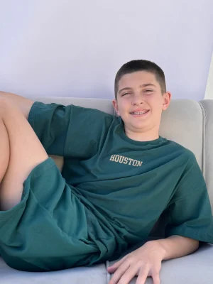 Remera Oversize Estampada Niño