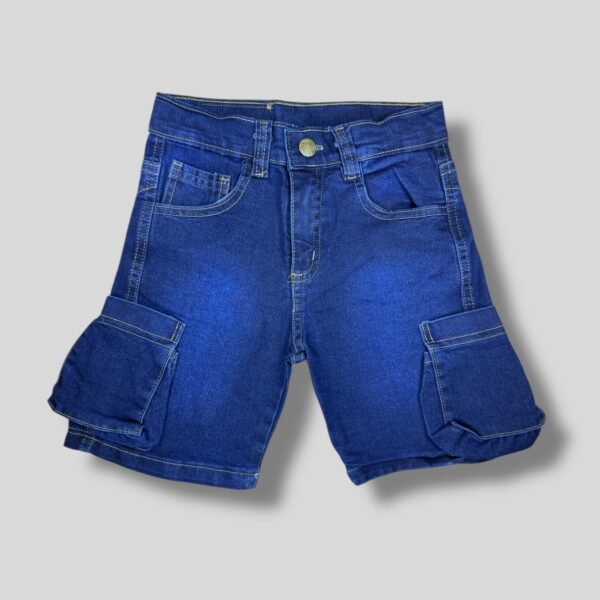 Bermuda Cargo Baggy Jeans Niño - Imagen 5