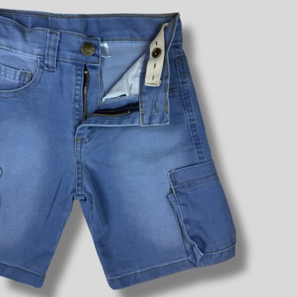 Bermuda Cargo Baggy Jeans Niño - Imagen 2