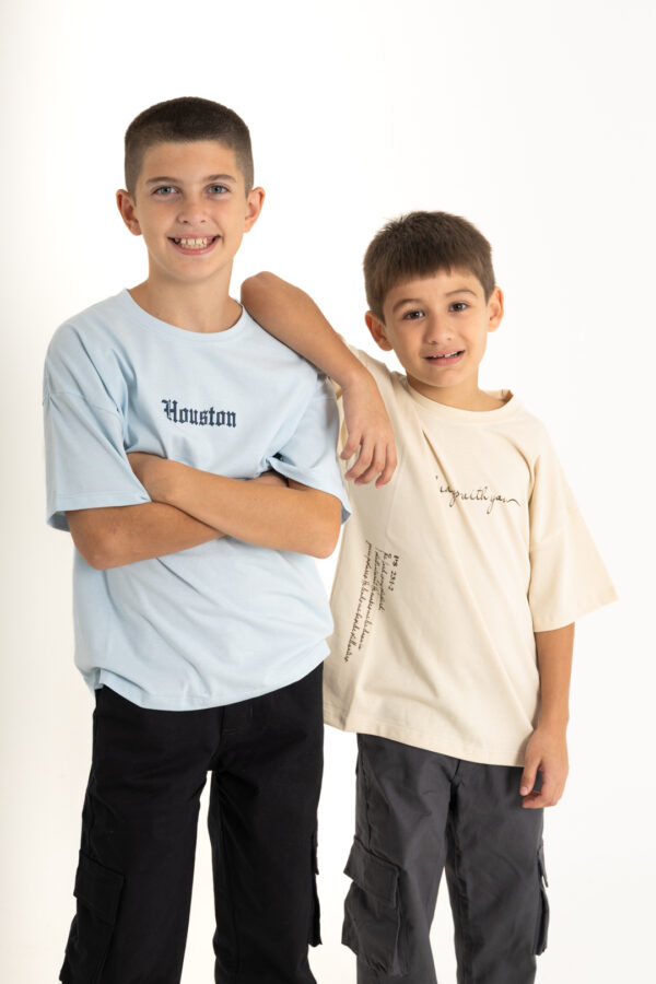 Remera Oversize Estampada Niño