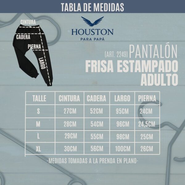 Pantalon Conjunto Frisa Estampado Adulto - Imagen 12