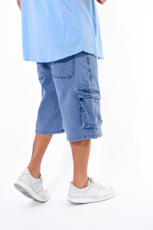Bermuda Cargo Baggy Jeans Adulto - Imagen 6