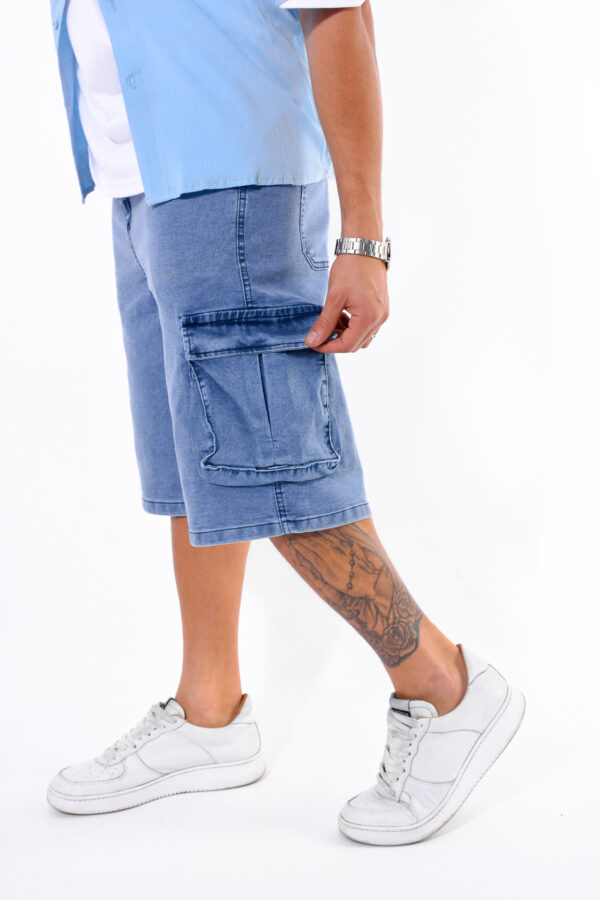 Bermuda Cargo Baggy Jeans Adulto - Imagen 5