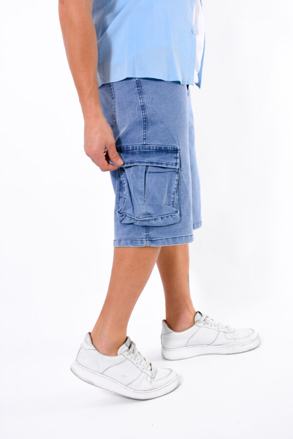 Bermuda Cargo Baggy Jeans Adulto - Imagen 4