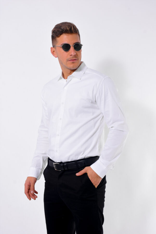 Camisa Poplin Basica ML Adulto - Imagen 3