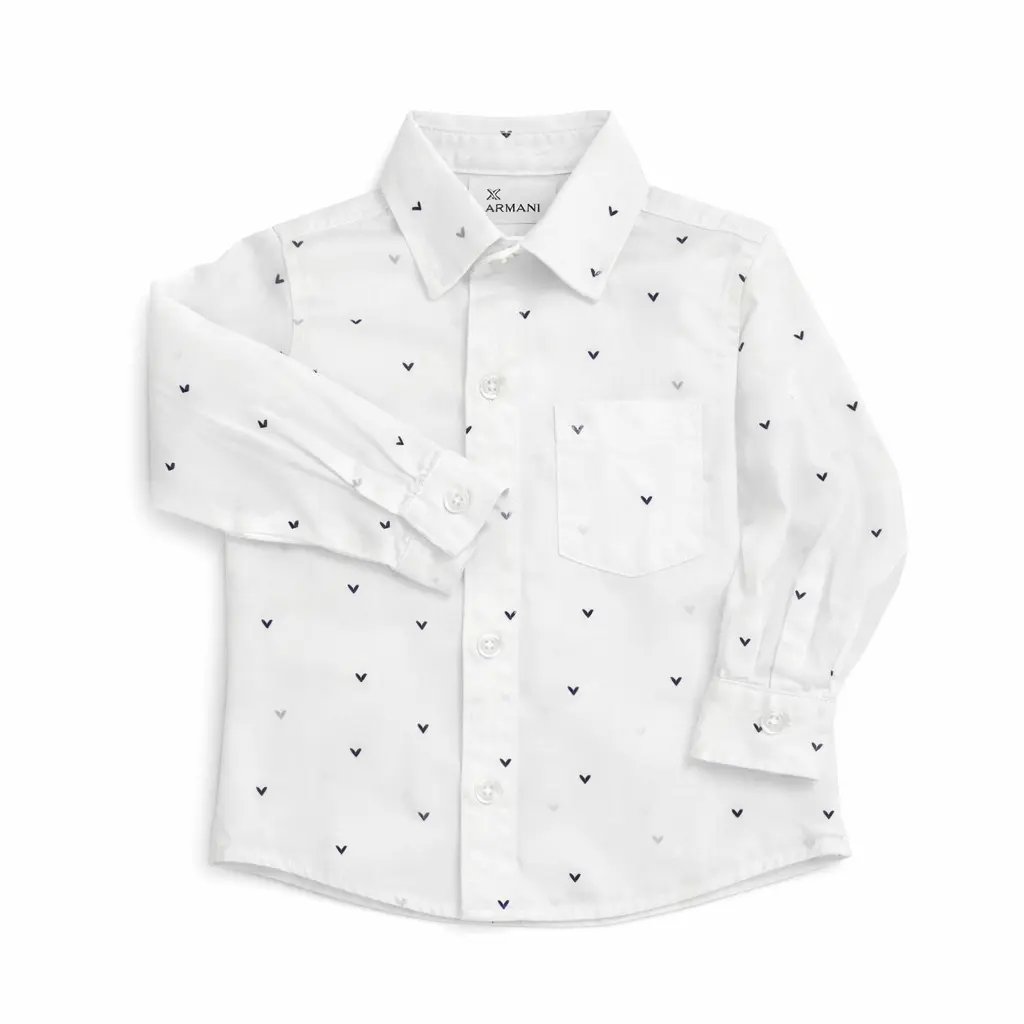 Camisa Poplin rigida bebe