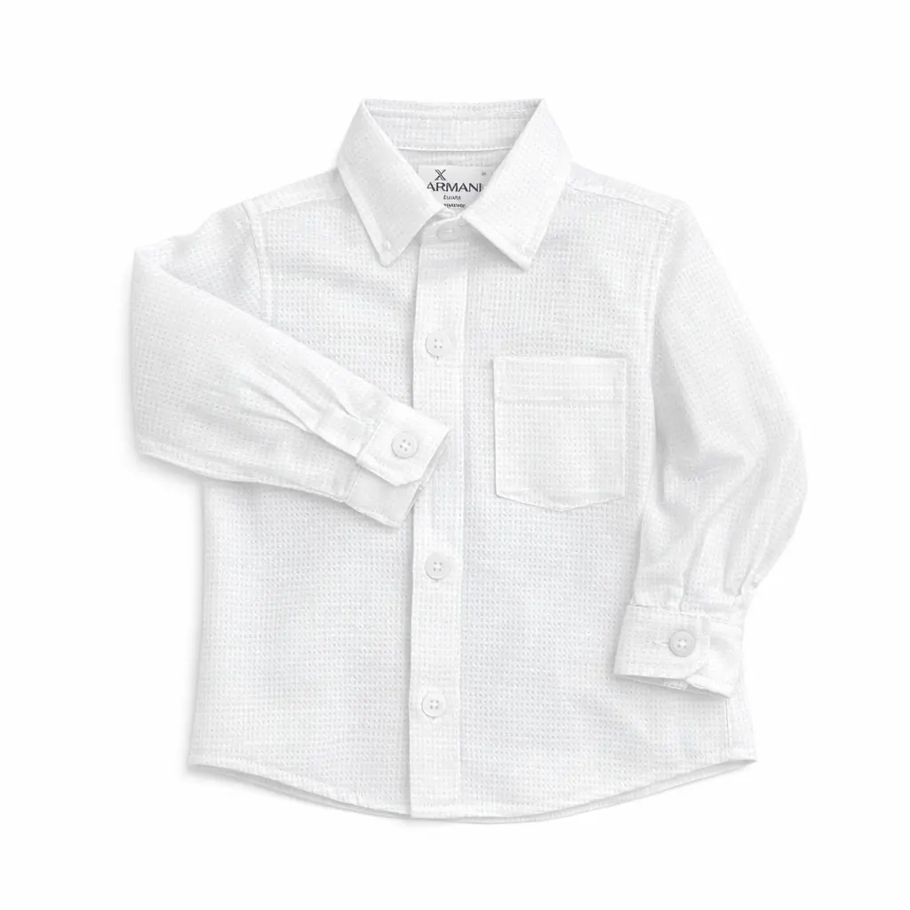 Camisa Poplin rigida bebe