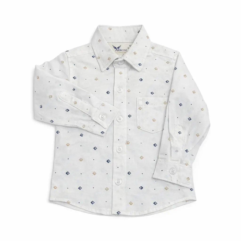 Camisa Poplin rigida bebe