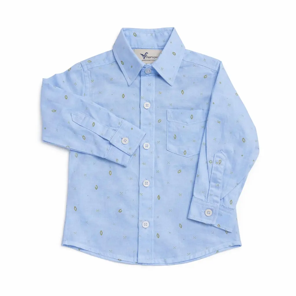 Camisa Poplin rigida bebe