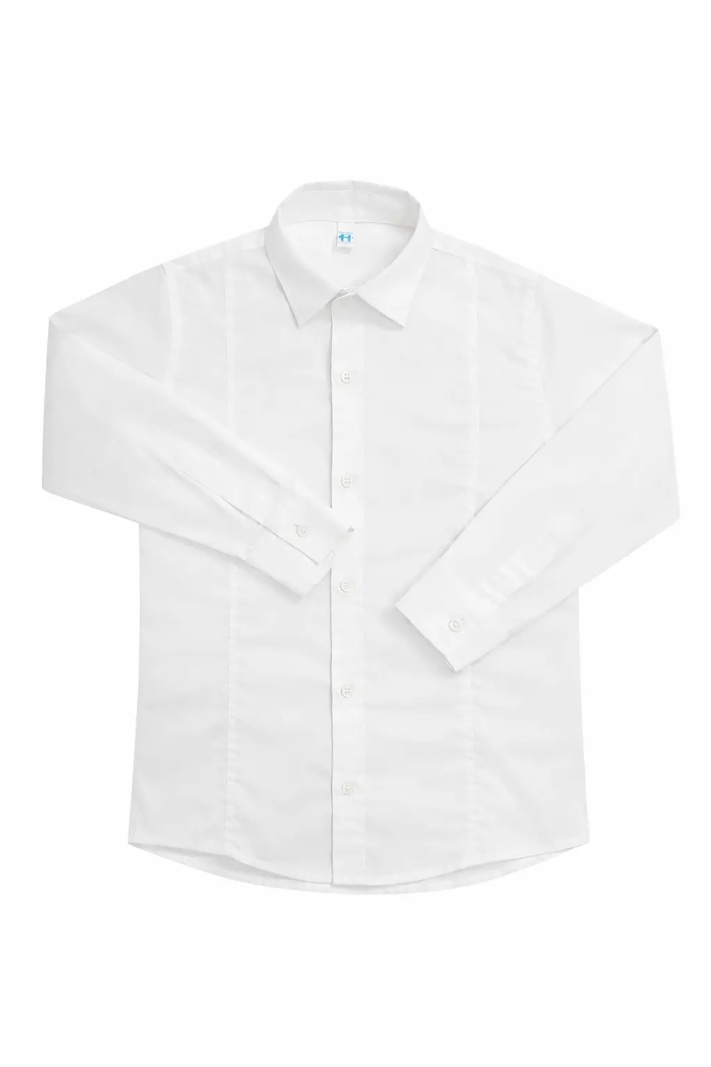 Camisa poplin rigida con recorte M/L niño