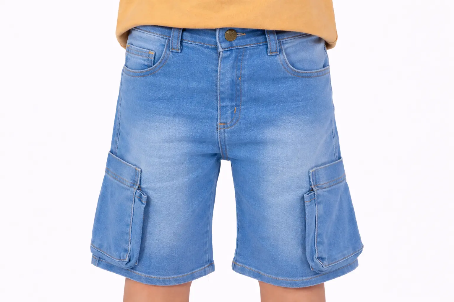 Bermuda Cargo Baggy Jeans Niño