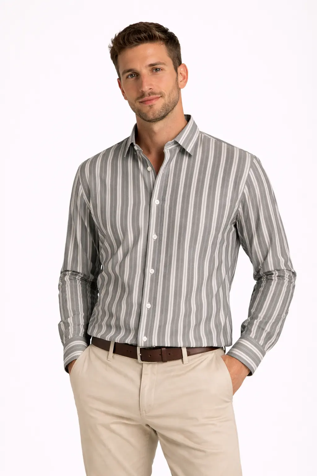 Camisa poplin rigida ML adulto