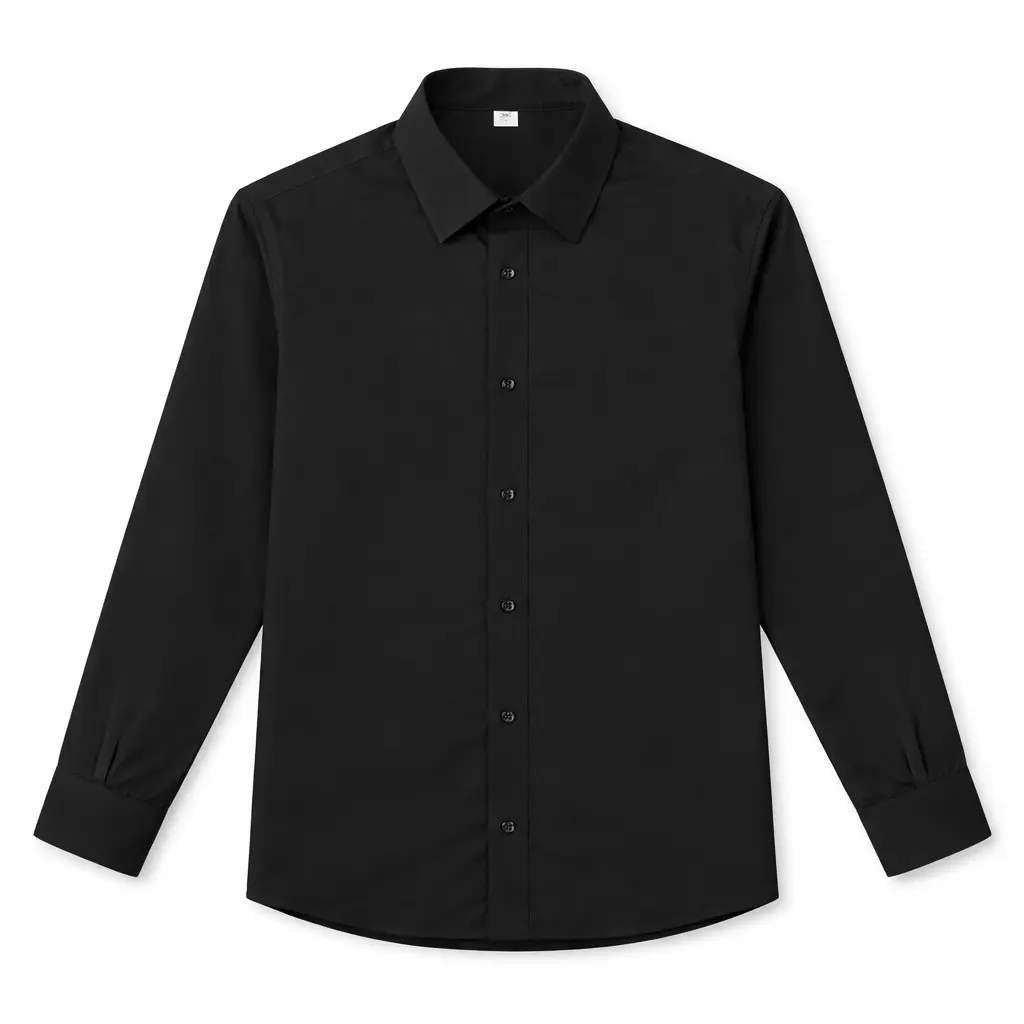 Camisa poplin elastizada cuello clasico niño