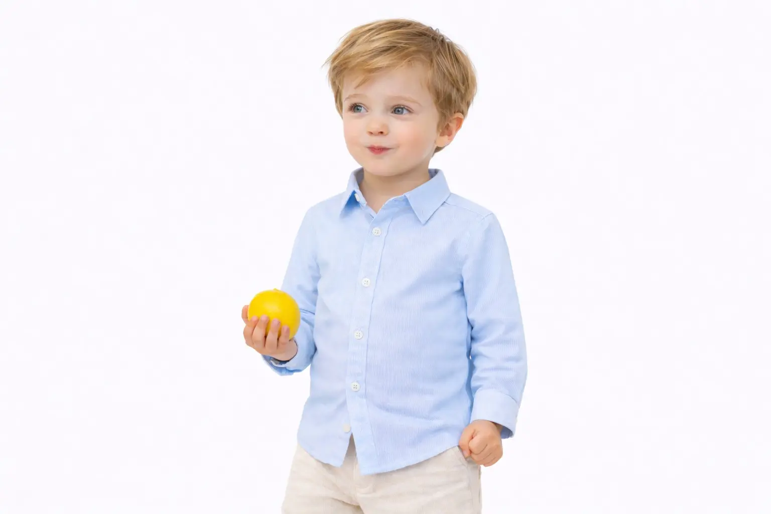 Camisa poplin elastizada ML bebe