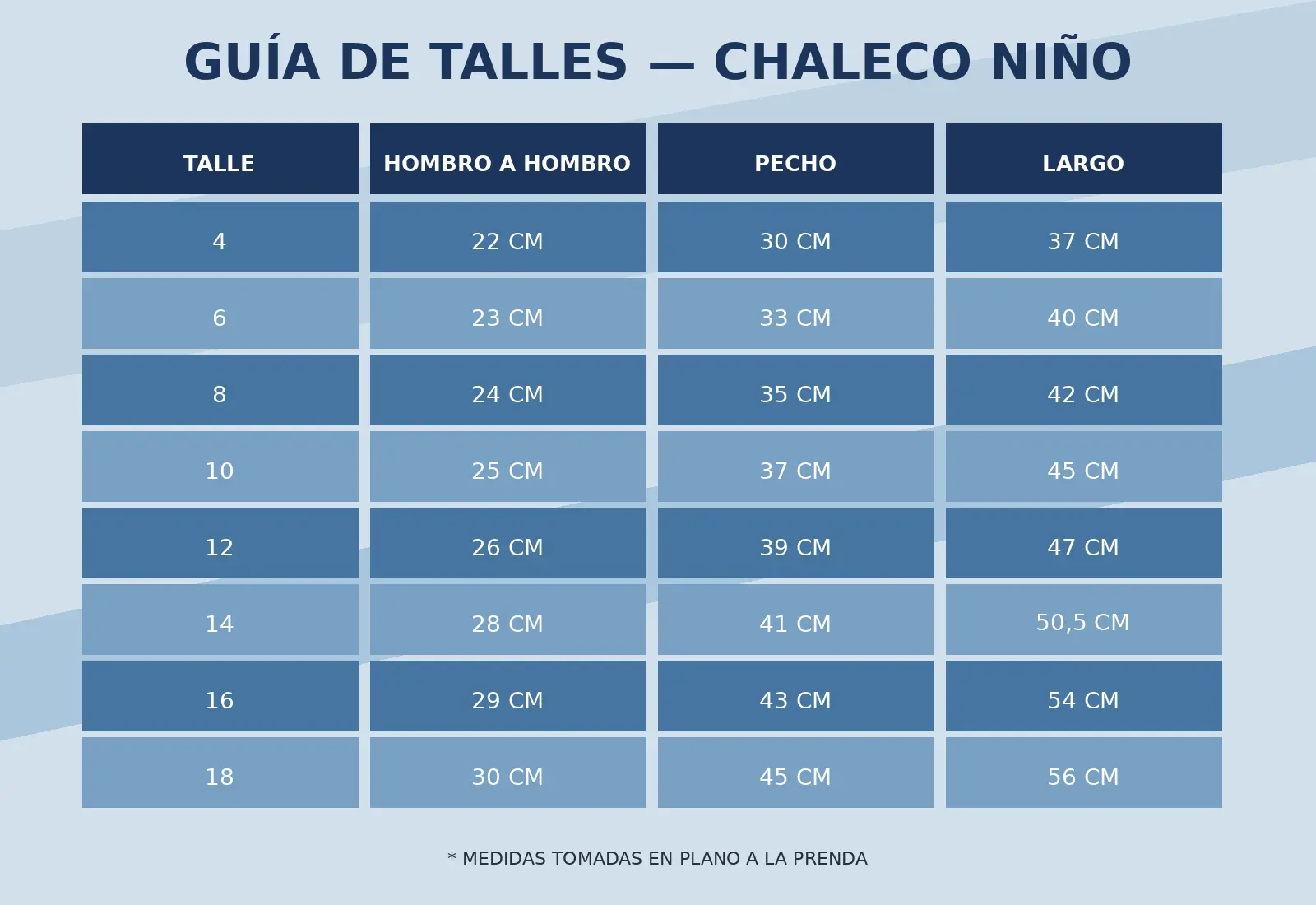 Chaleco de jean niño